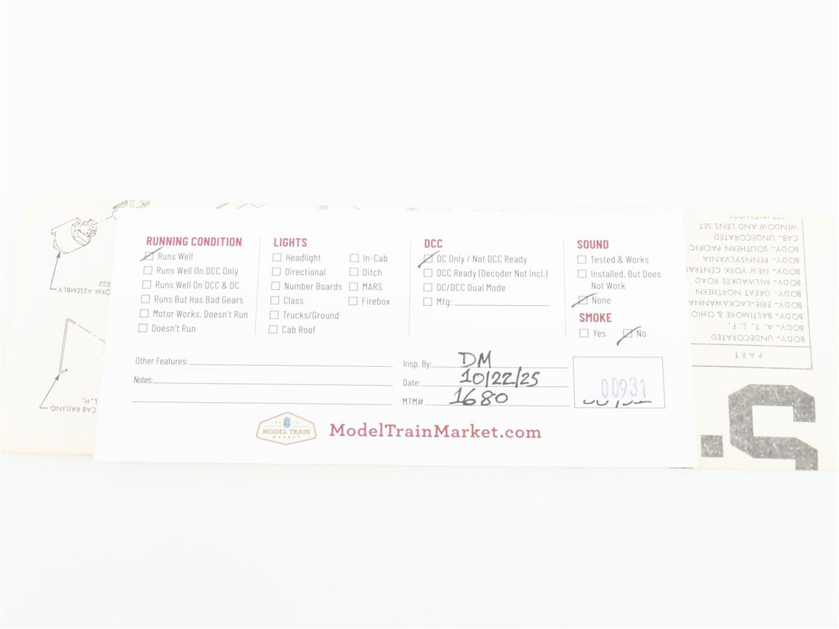 HO Scale Athearn 3707 PRR Pennsylvania S-12 Diesel Locomotive #8774