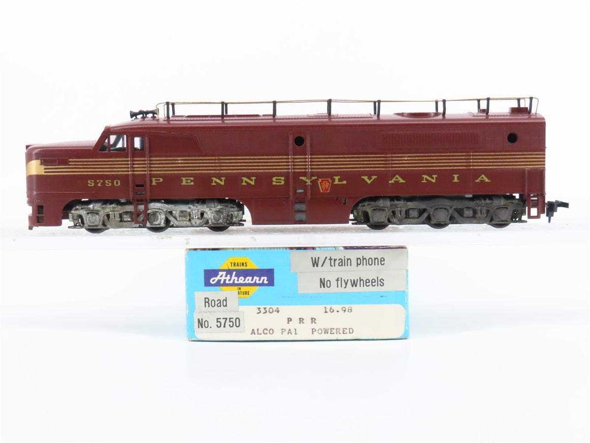 HO Scale Athearn 3304 PRR Pennsylvania Alco PA1 Diesel Loco #5750 Customized