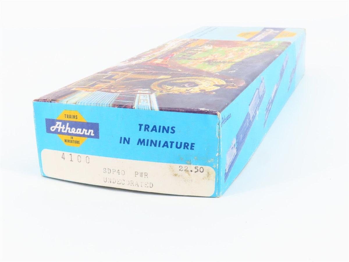 HO Scale Athearn 4100 Undecorated SDP40 Diesel Locomotive