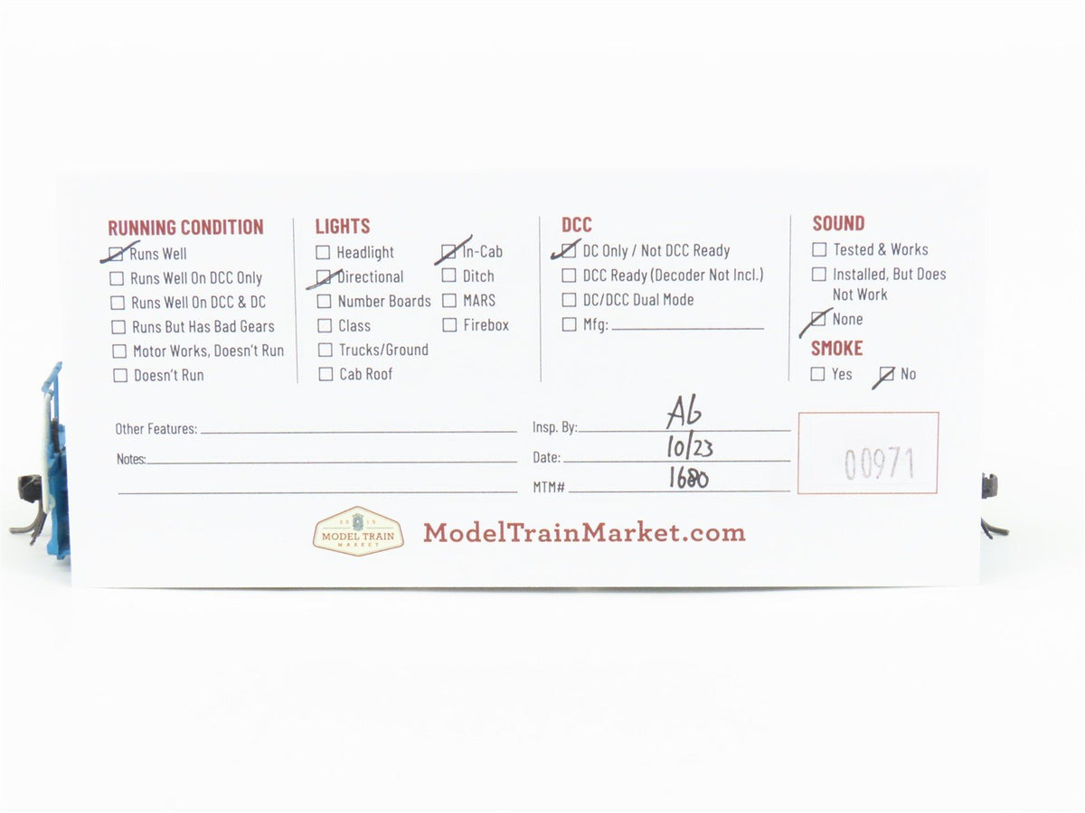 HO Scale Kato GN Great Northern SW1500 Diesel Locomotive #201 CUSTOM