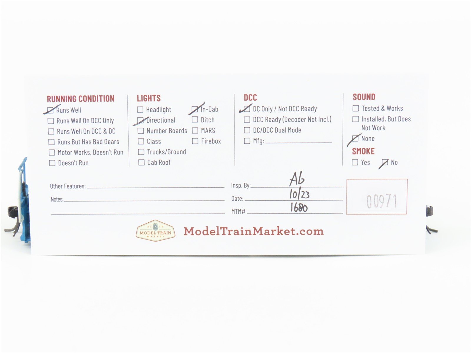 HO Scale Kato GN Great Northern SW1500 Diesel Locomotive #201 CUSTOM