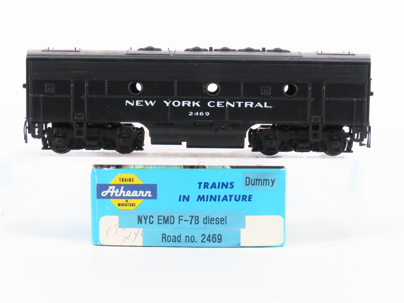 HO Scale Athearn NYC New York Central F7B Diesel Loco #2469 Custom & UNPOWERED
