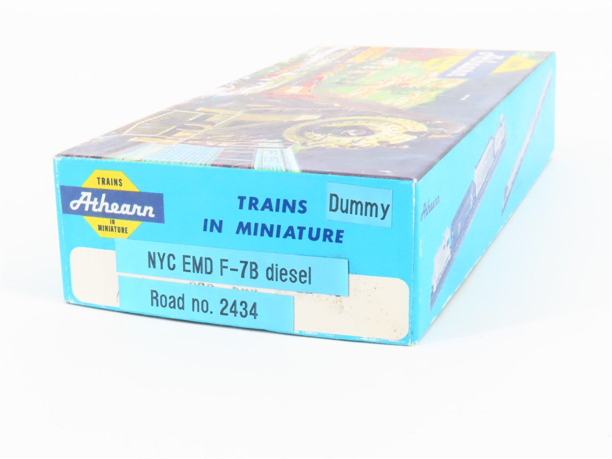 HO Scale Athearn NYC New York Central F7B Diesel Loco #2434 Custom &amp; UNPOWERED