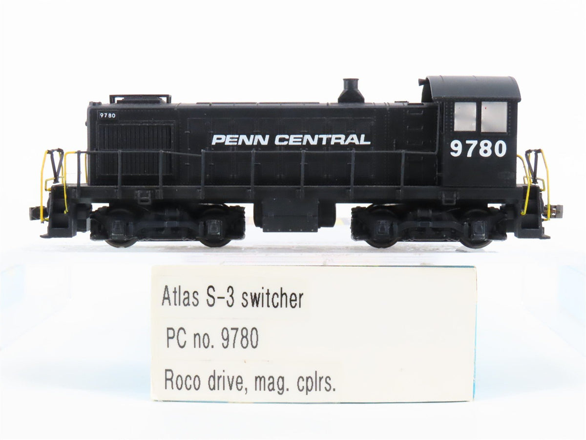 HO Scale Atlas PC Penn Central S-3 Diesel Locomotive #9780 CUSTOM