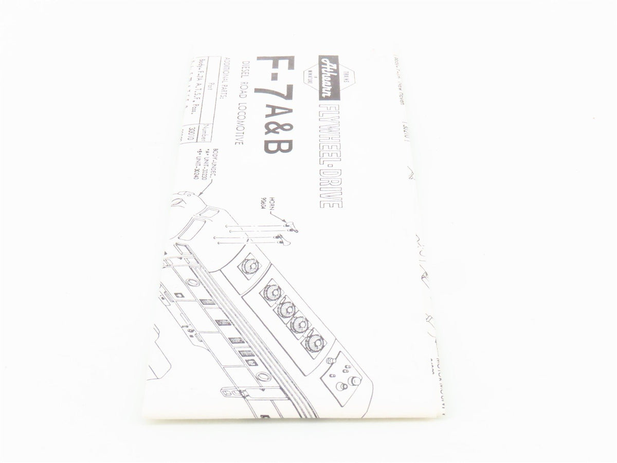 HO Scale Athearn PRR Pennsylvania F7B Diesel Loco #9832B UNPOWERED/Customized