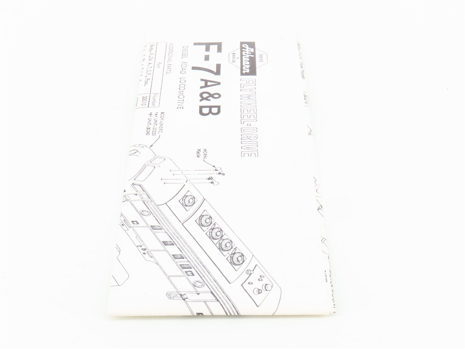 HO Scale Athearn PRR Pennsylvania F7B Diesel Loco #9832B UNPOWERED/Customized