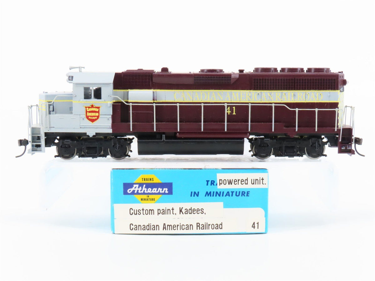 HO Scale Athearn Canadian American GP38-2 Diesel Locomotive #41 CUSTOM