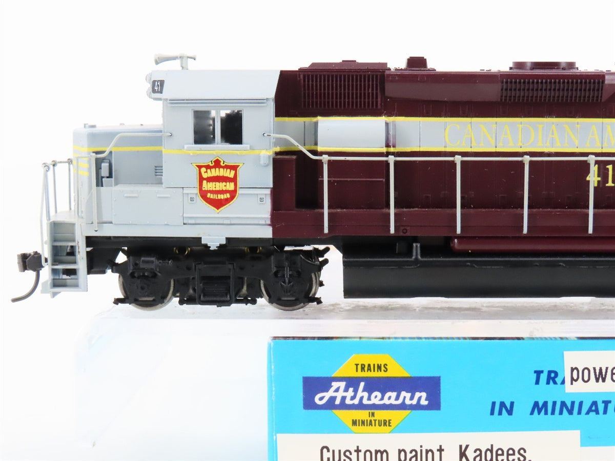 HO Scale Athearn Canadian American GP38-2 Diesel Locomotive #41 CUSTOM