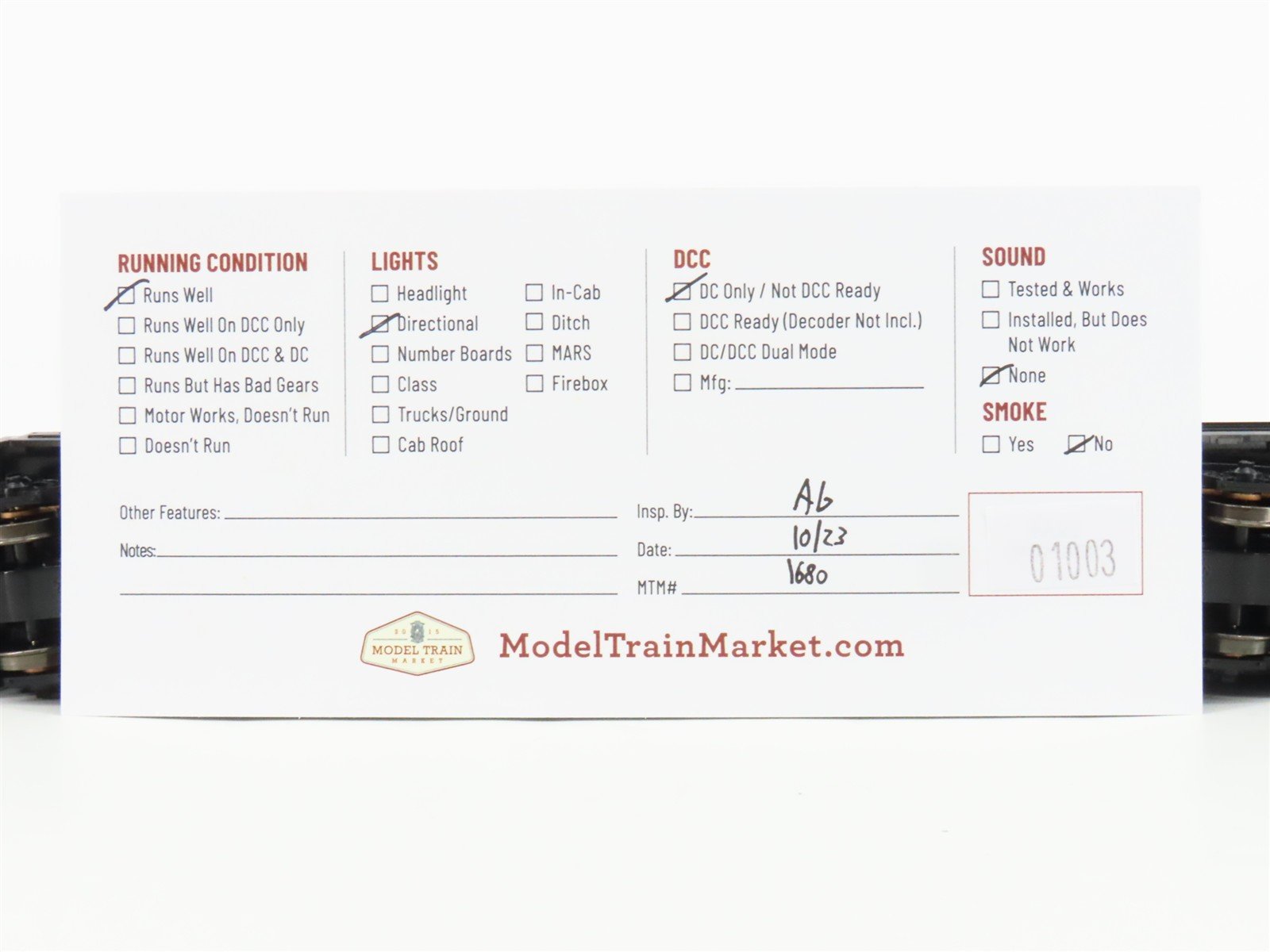 HO Scale Atlas PC Penn Central U33C Diesel Locomotive #6545
