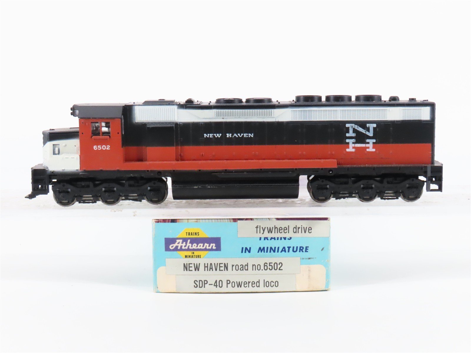 HO Scale Athearn NH New Haven SDP40 Diesel Locomotive #6502