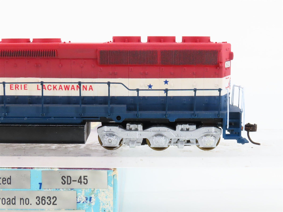 HO Scale Athearn EL Erie Lackawanna SD45 Diesel Locomotive #3632 CUSTOM