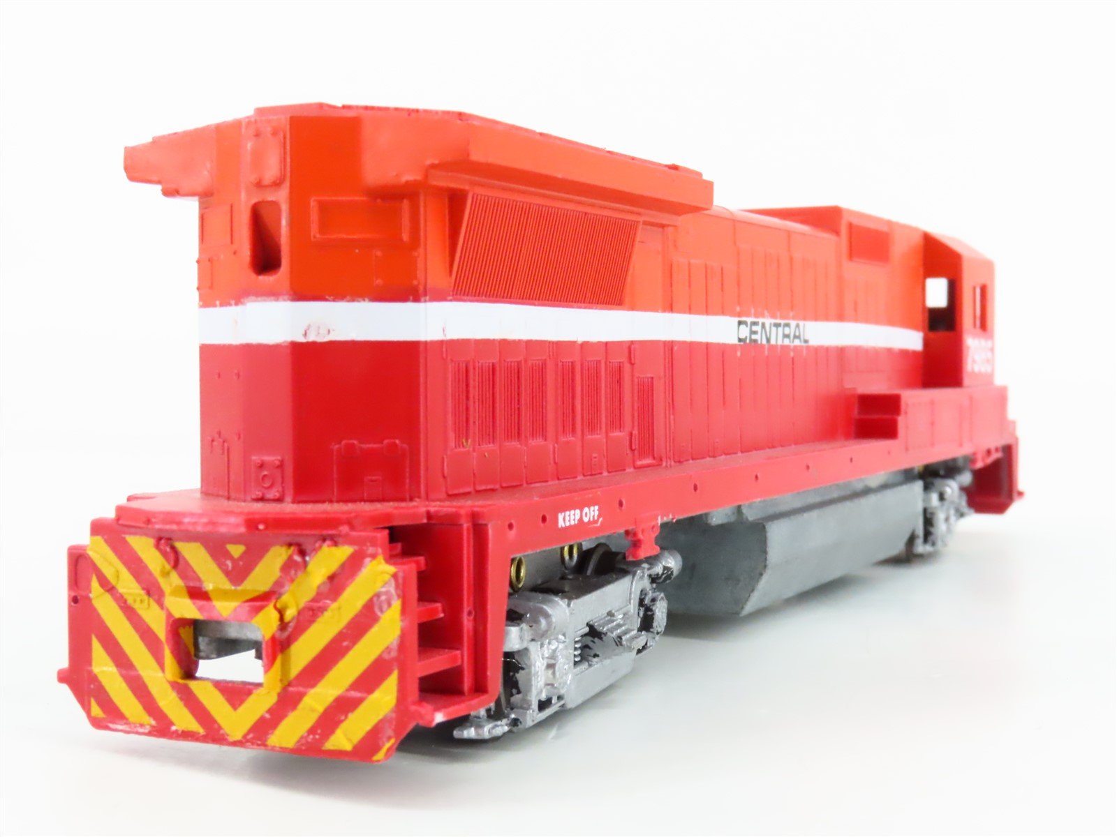 HO Scale Rail Power Central Railroad Dash 8-40B Diesel Locomotive #7985 CUSTOM
