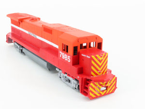 HO Scale Rail Power Central Railroad Dash 8-40B Diesel Locomotive #7985 CUSTOM