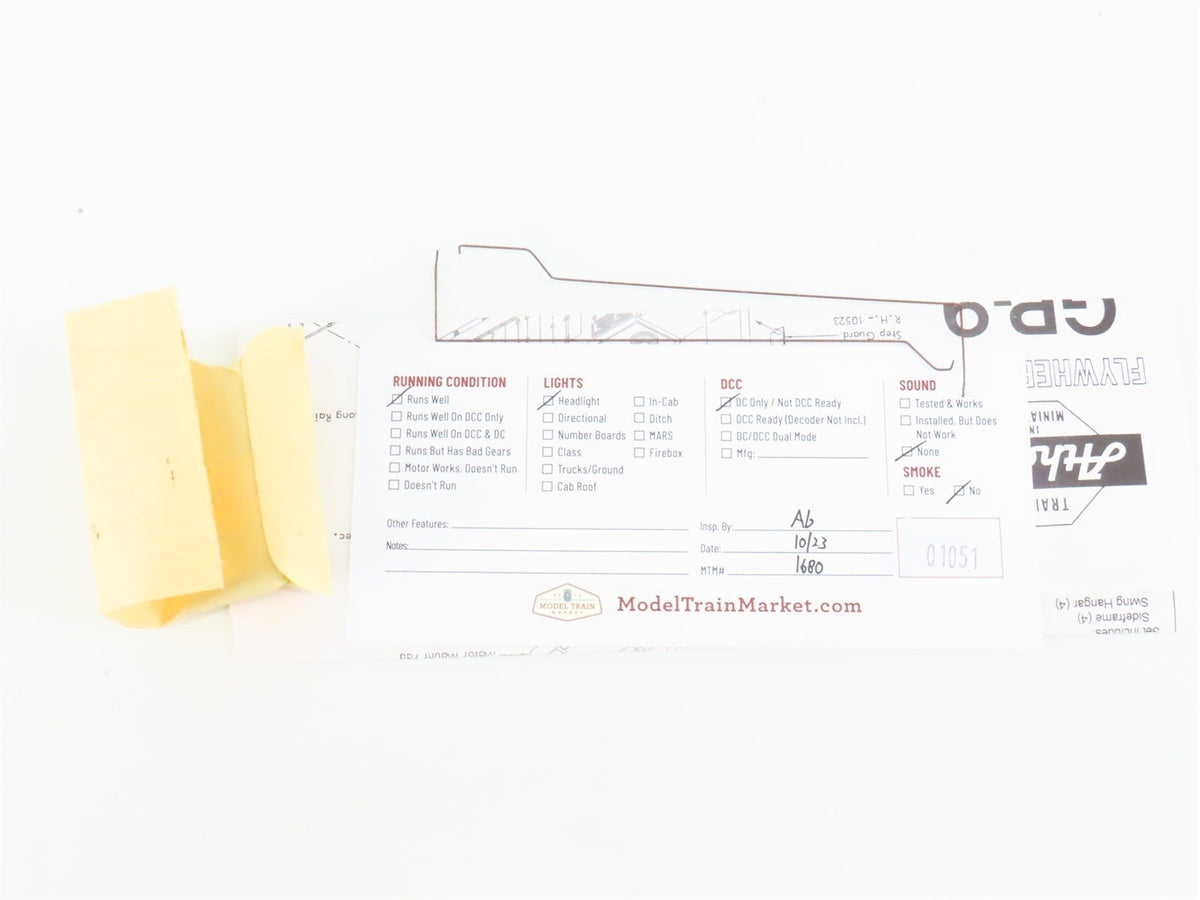 HO Scale Athearn NH New Haven GP9 Diesel Locomotive #1212 CUSTOM