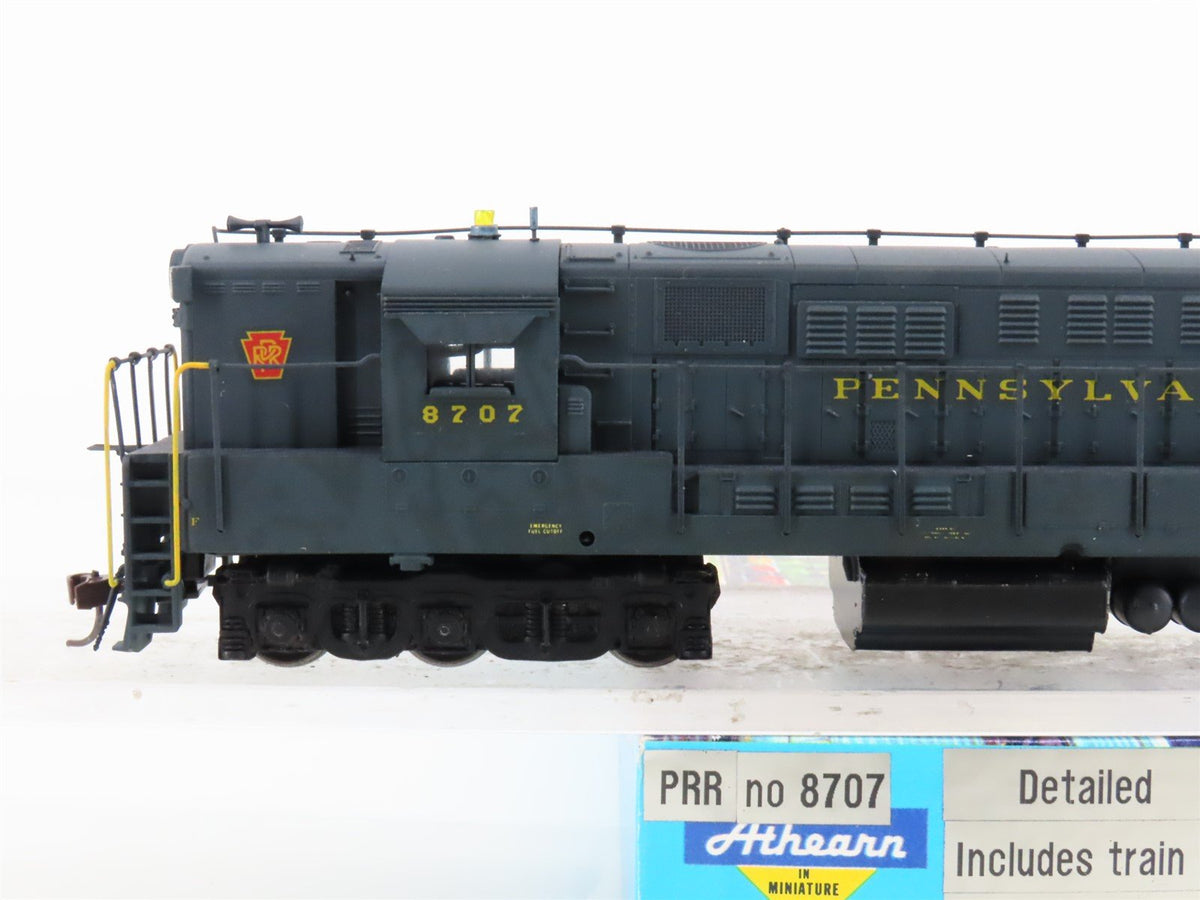 HO Scale Athearn 4301 PRR Pennsylvania H24-66 Diesel Locomotive #8707 CUSTOM