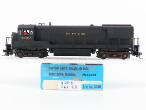 HO Scale Athearn Erie Railway U28B Diesel Locomotive #3340 CUSTOM