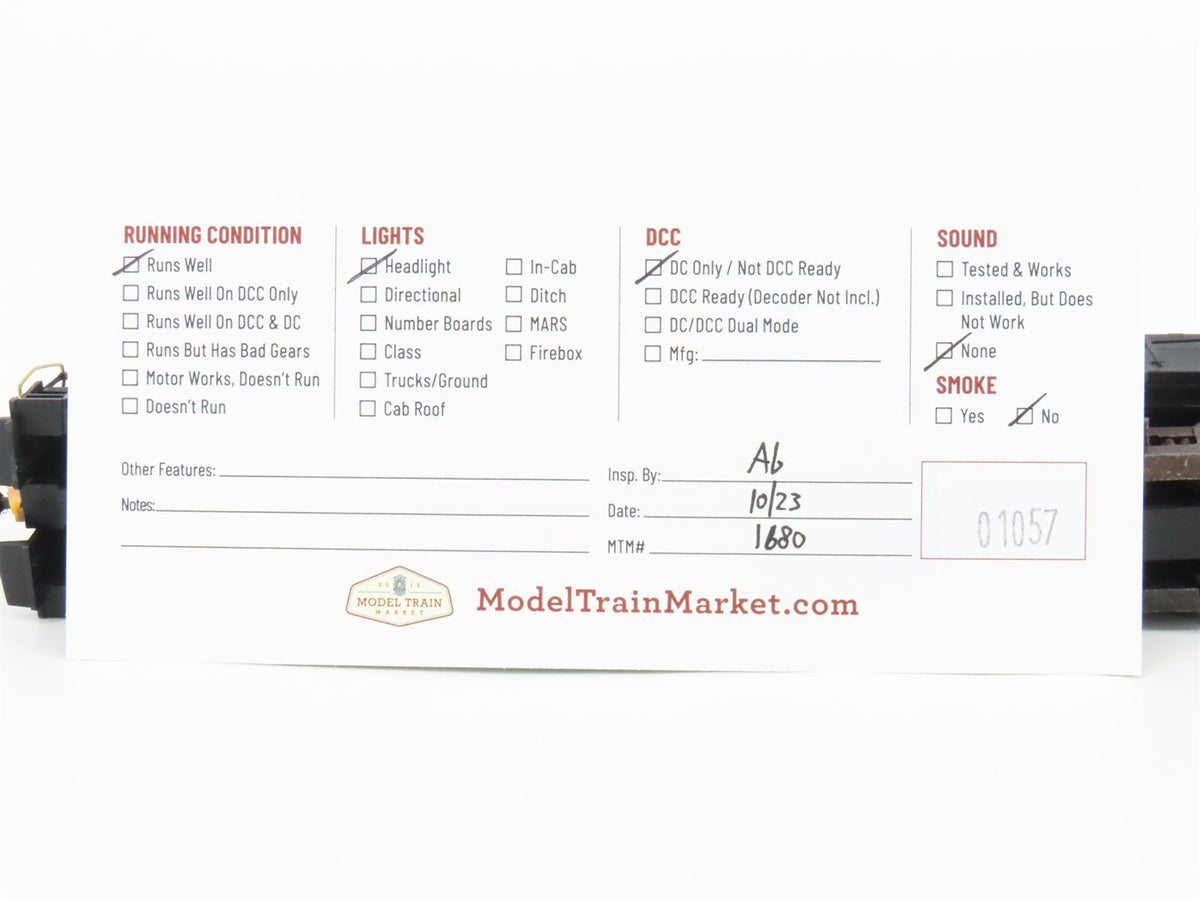 HO Scale Athearn Erie Railway U28B Diesel Locomotive #3340 CUSTOM