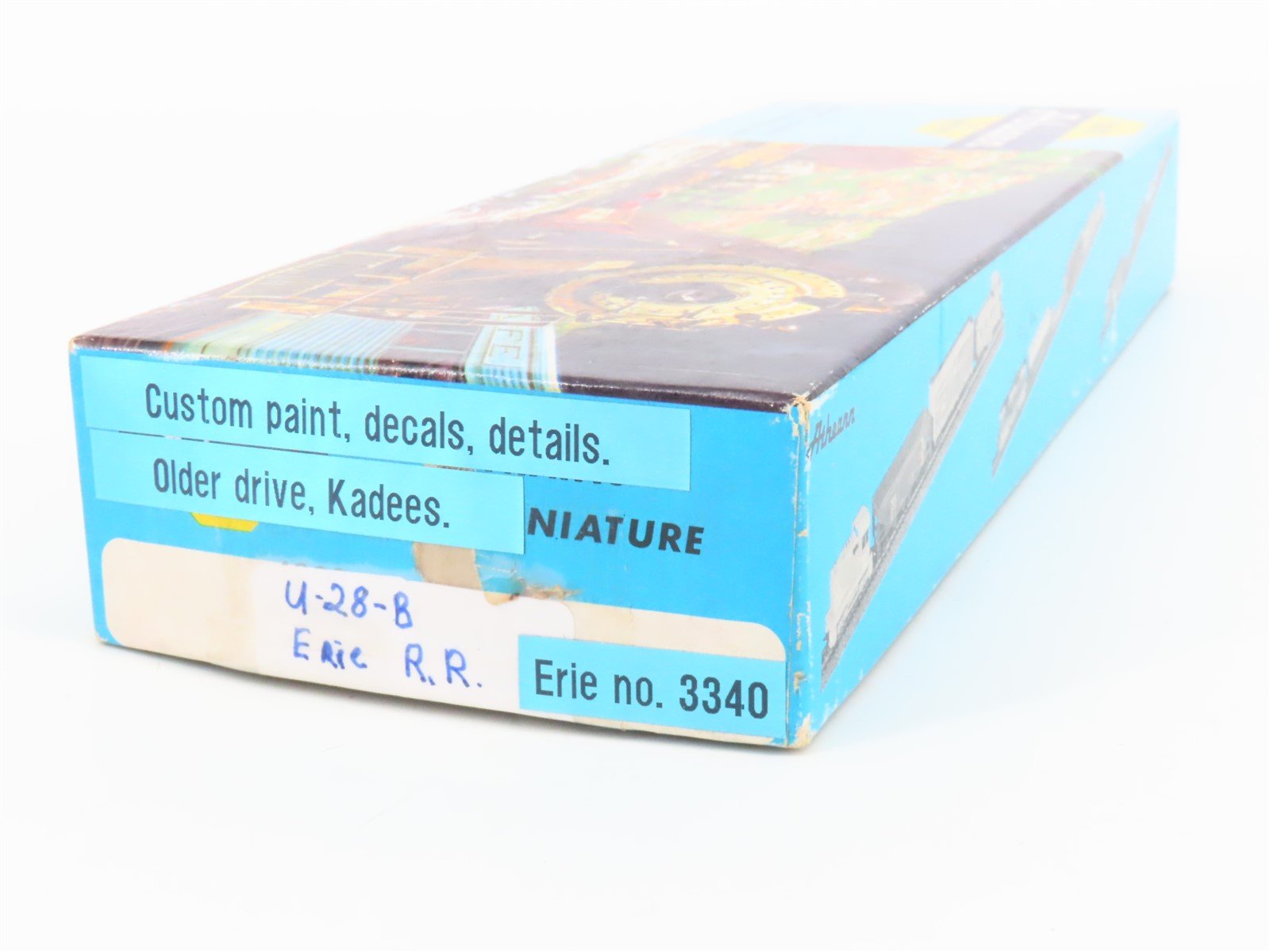 HO Scale Athearn Erie Railway U28B Diesel Locomotive #3340 CUSTOM