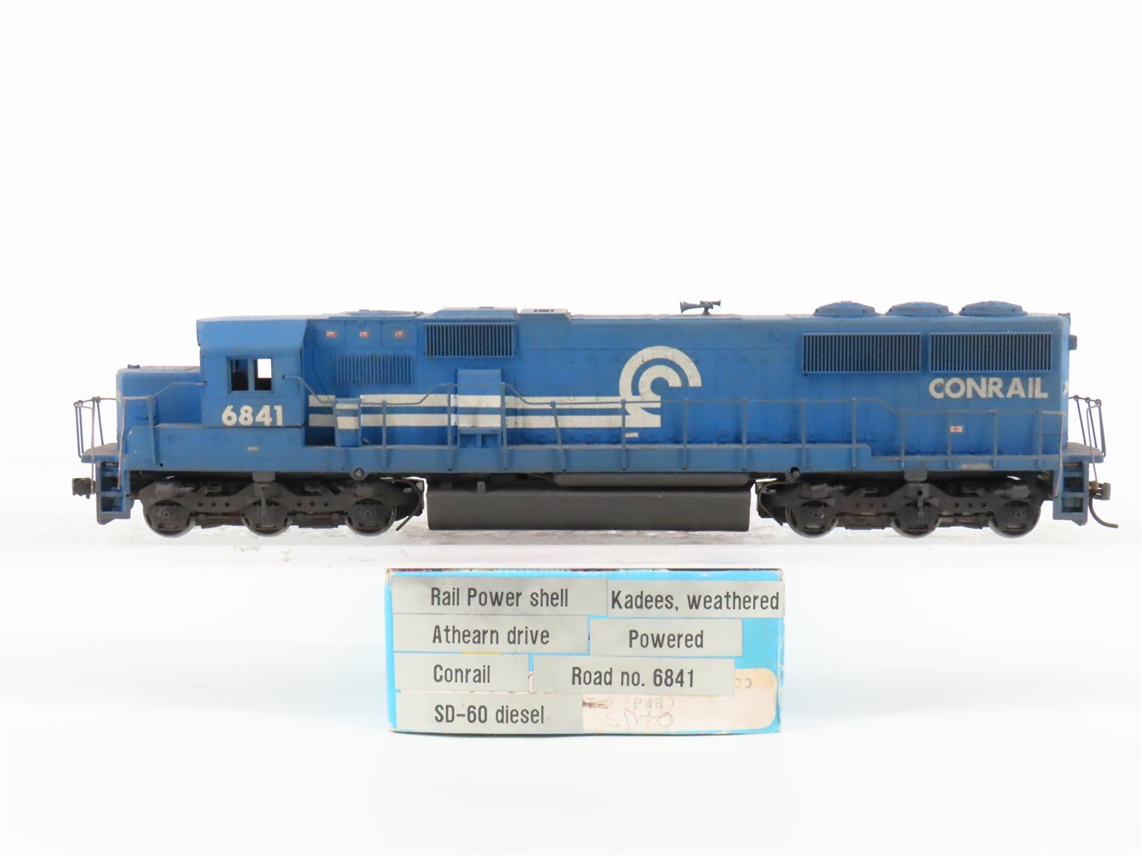 HO Scale Rail Power CR Conrail SD60 Diesel Locomotive #6841 CUSTOM