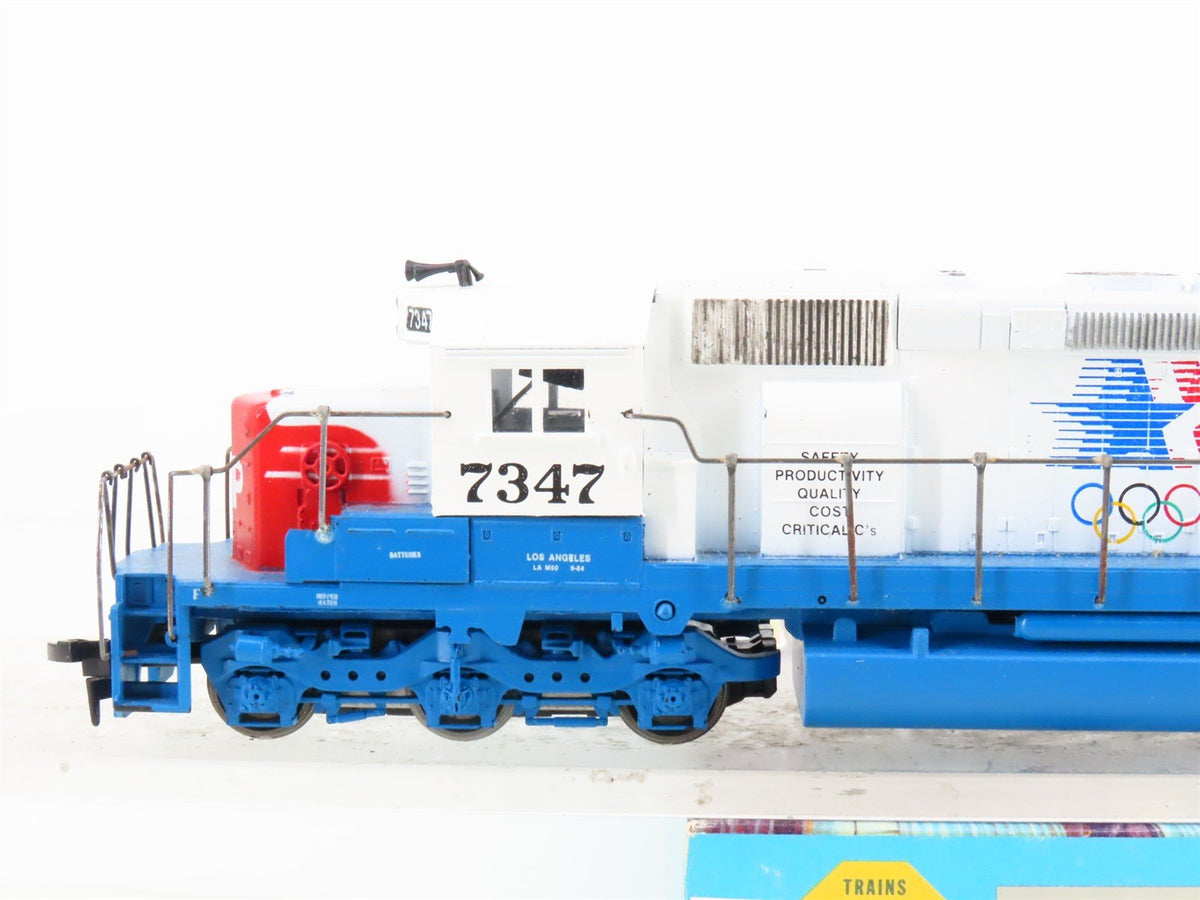 HO Scale Athearn SP Southern Pacific 1984 Olympics SD40-2 Diesel Loco #7347