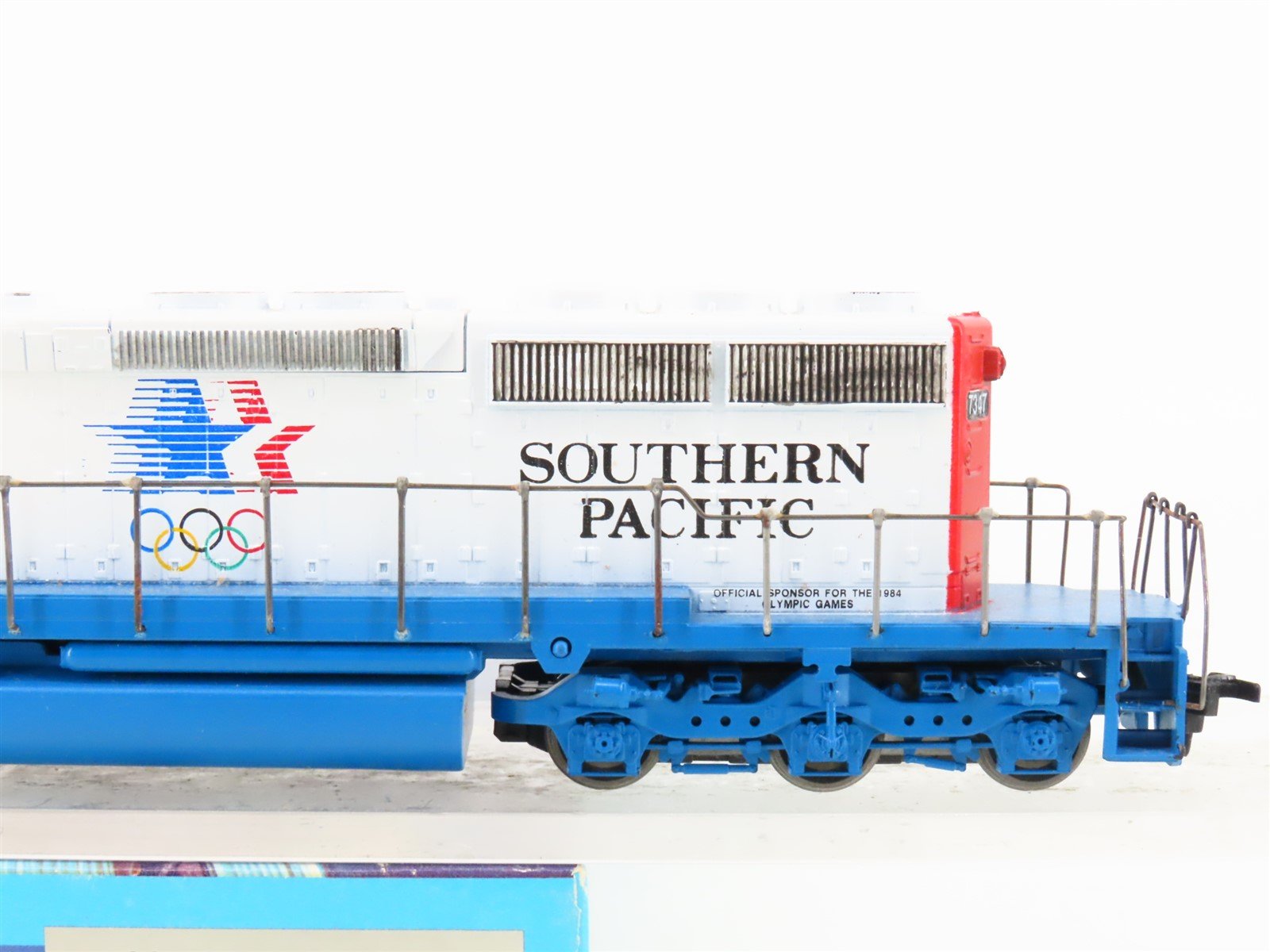 HO Scale Athearn SP Southern Pacific 1984 Olympics SD40-2 Diesel Loco #7347