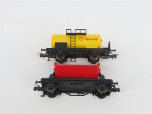 HO Scale Roco 41046 DB Deutsche Bahn Class 384 Diesel Loco w/3 Cars & Track