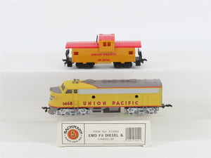 HO Scale Bachmann 61600 UP Union Pacific F9A Diesel Loco #1468 w/Caboose