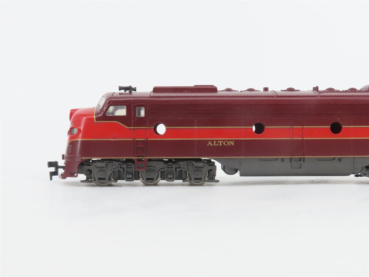HO Scale Con-Cor 917 GMO Gulf Mobile &amp; Ohio E8 A/A Diesel Locomotive Set