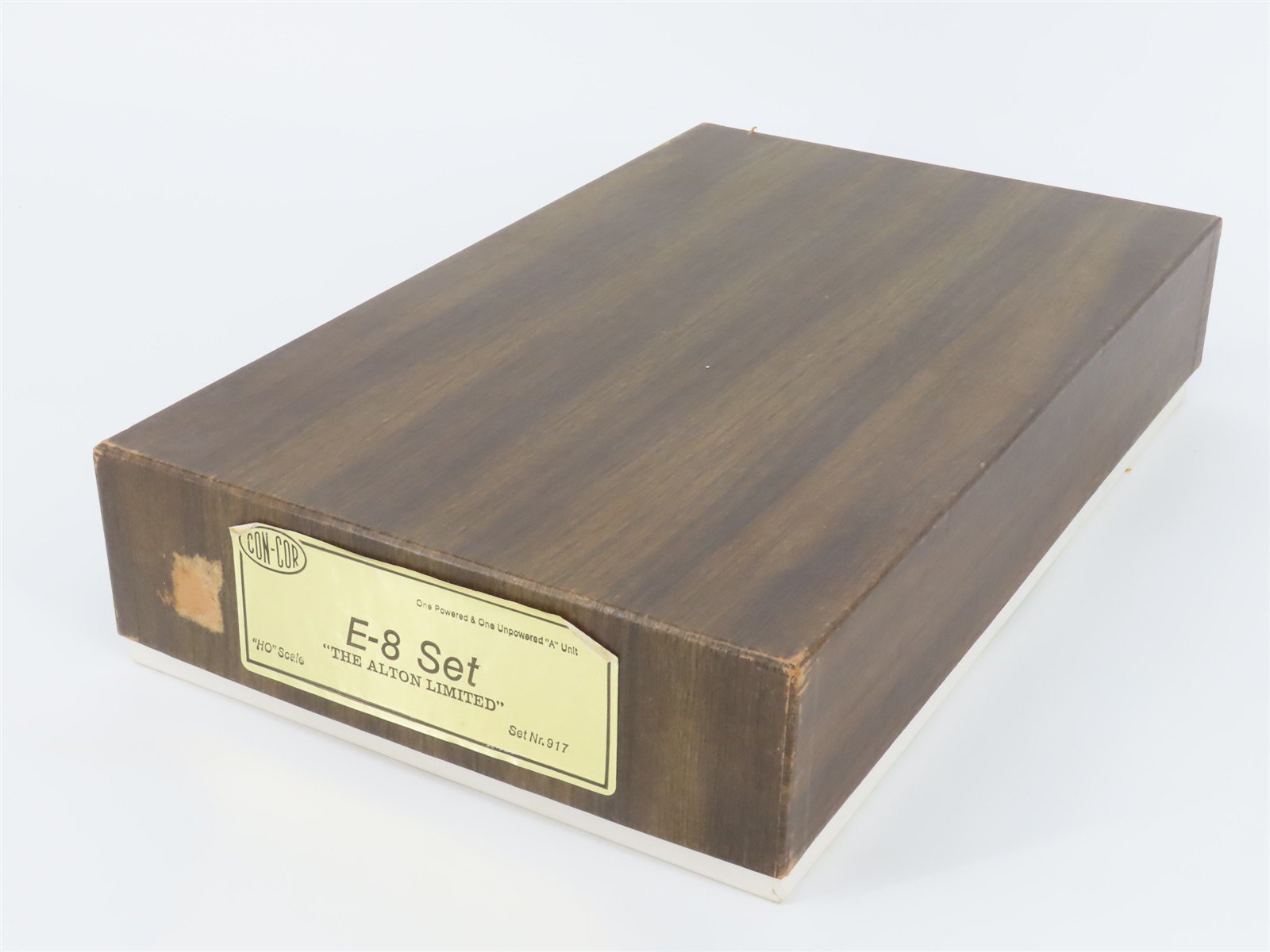 HO Scale Con-Cor 917 GMO Gulf Mobile & Ohio E8 A/A Diesel Locomotive Set