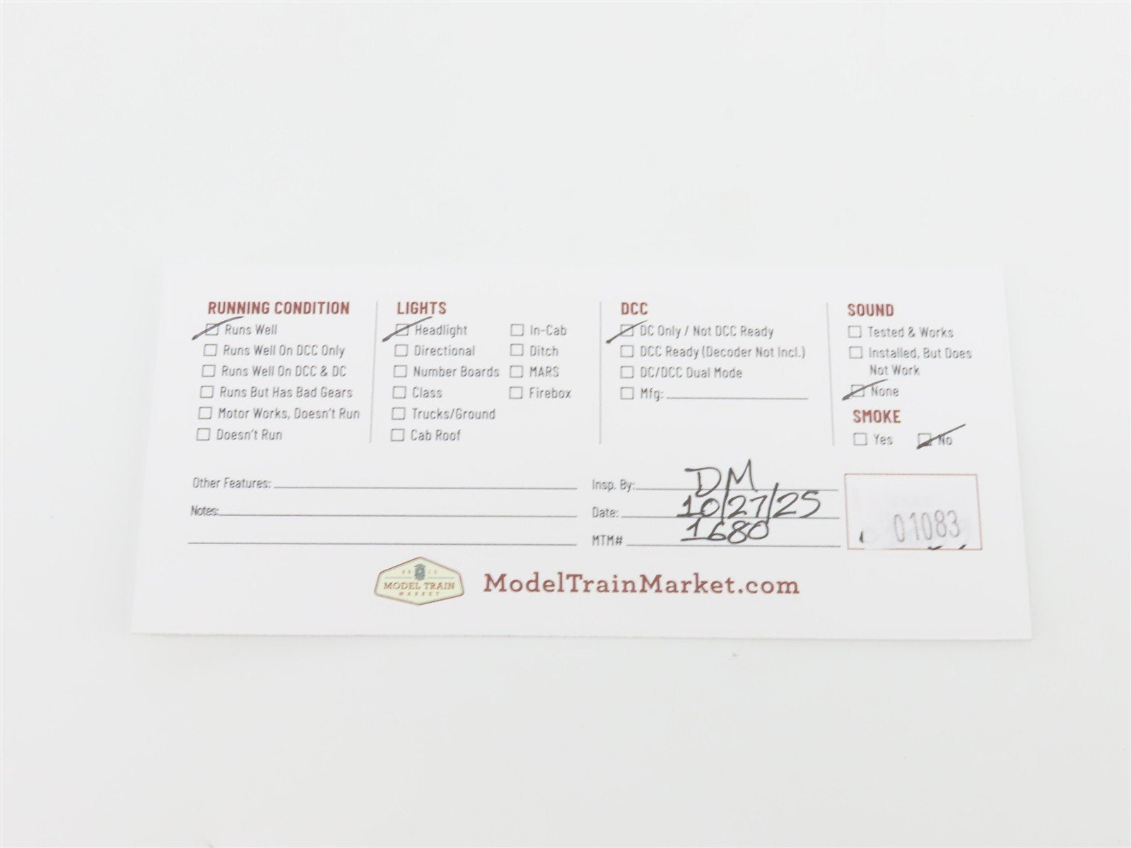 HO Scale Con-Cor 917 GMO Gulf Mobile & Ohio E8 A/A Diesel Locomotive Set