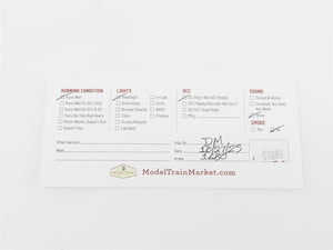 HO Scale Con-Cor 917 GMO Gulf Mobile & Ohio E8 A/A Diesel Locomotive Set