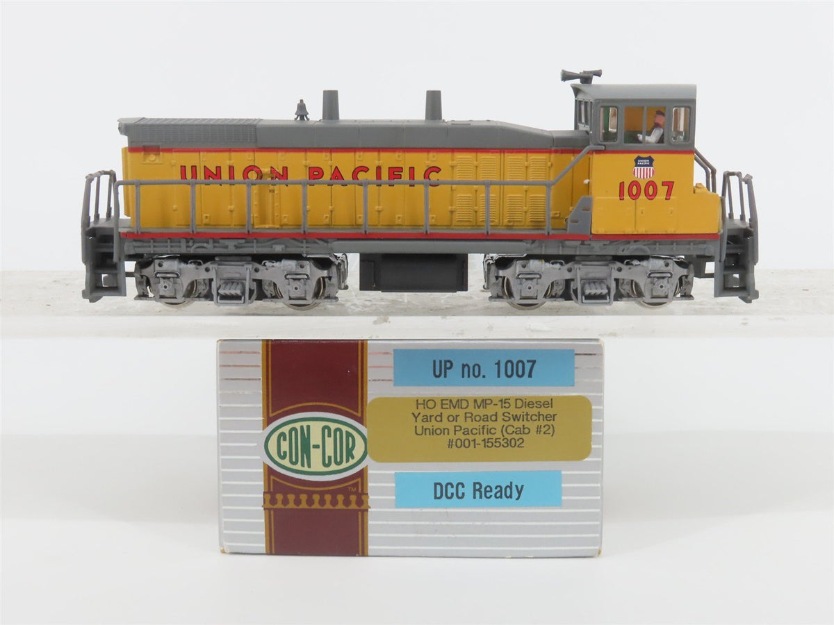HO Scale Con-Cor 001-155302 UP Union Pacific MP15 Diesel Locomotive #1007