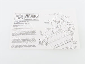 HO Scale Con-Cor 001-155302 UP Union Pacific MP15 Diesel Locomotive #1007