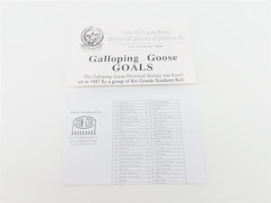 HO Scale Con-Cor 4101 Rio Grande Southern Galloping Goose Diesel #5