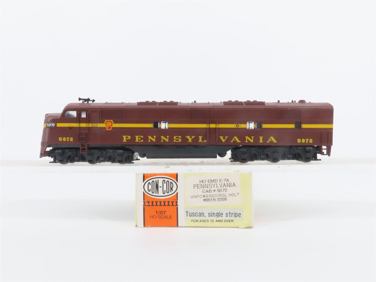 HO Scale Con-Cor 0015-2205 PRR Pennsylvania E7A Diesel Loco #5872 UNPOWERED