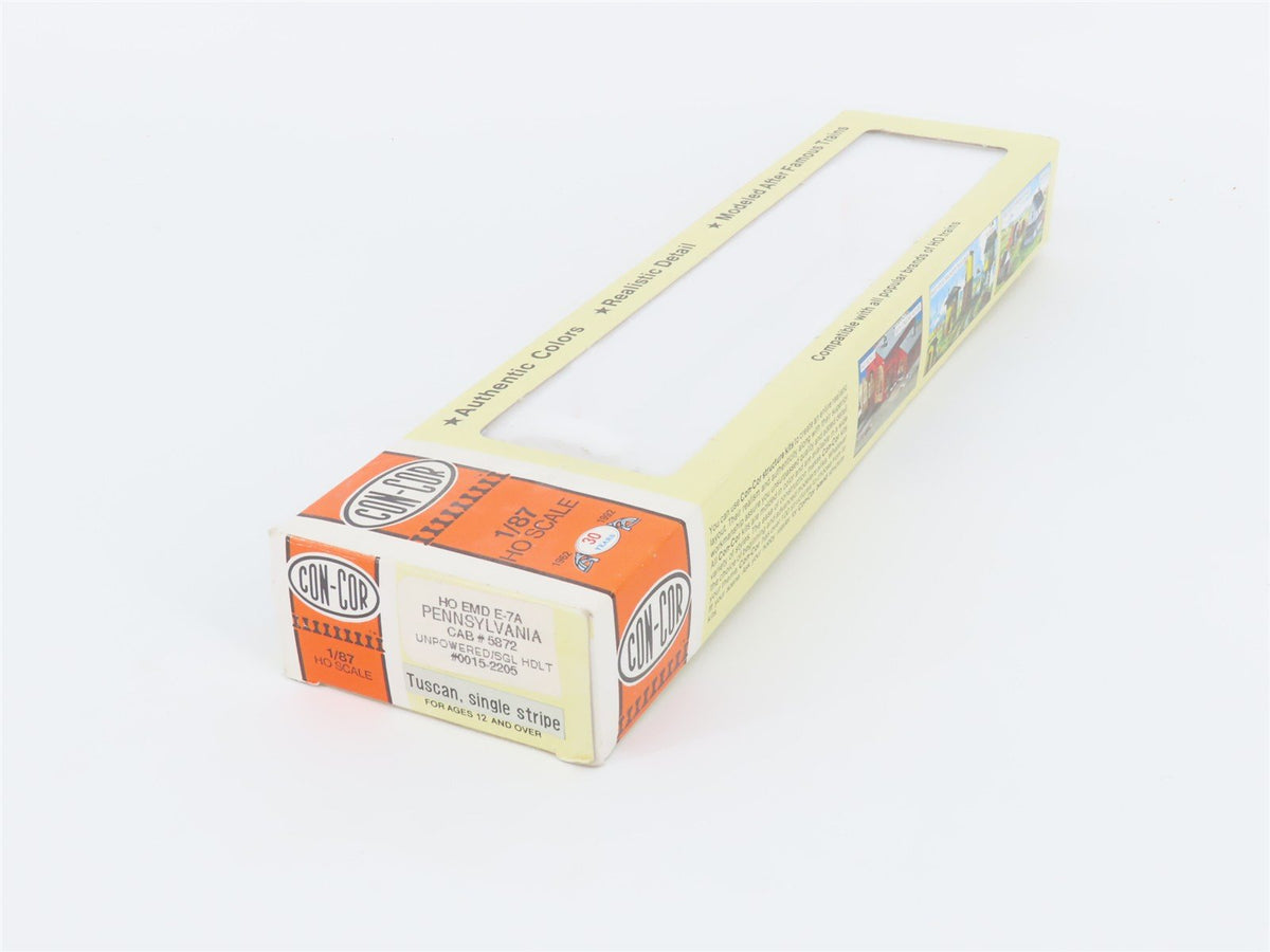 HO Scale Con-Cor 0015-2205 PRR Pennsylvania E7A Diesel Loco #5872 UNPOWERED