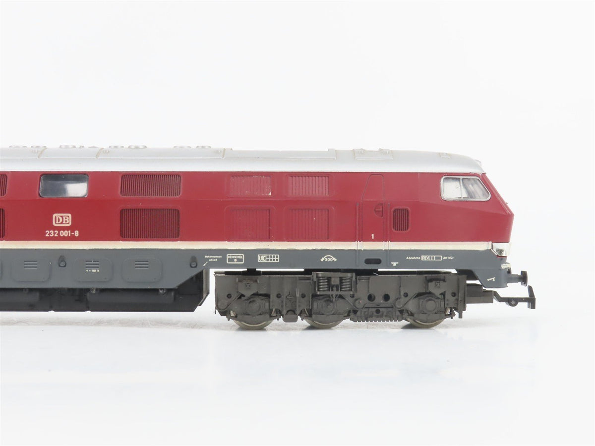 HO Scale Rivarossi 1996 DB Deutsche Bahn 232 Diesel Locomotive #001-8