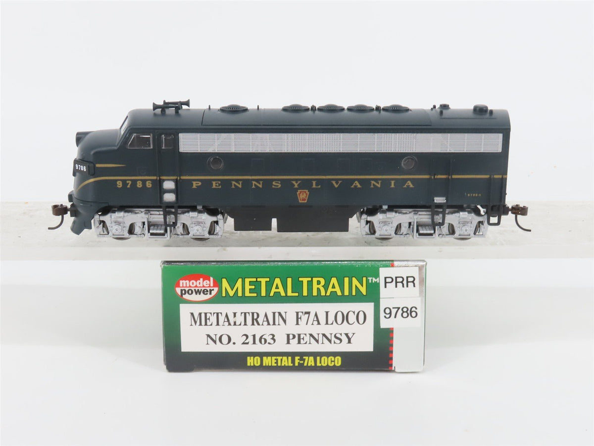 HO Scale Model Power 2163 PRR Pennsylvania Metal F7A Diesel Locomotive #9786
