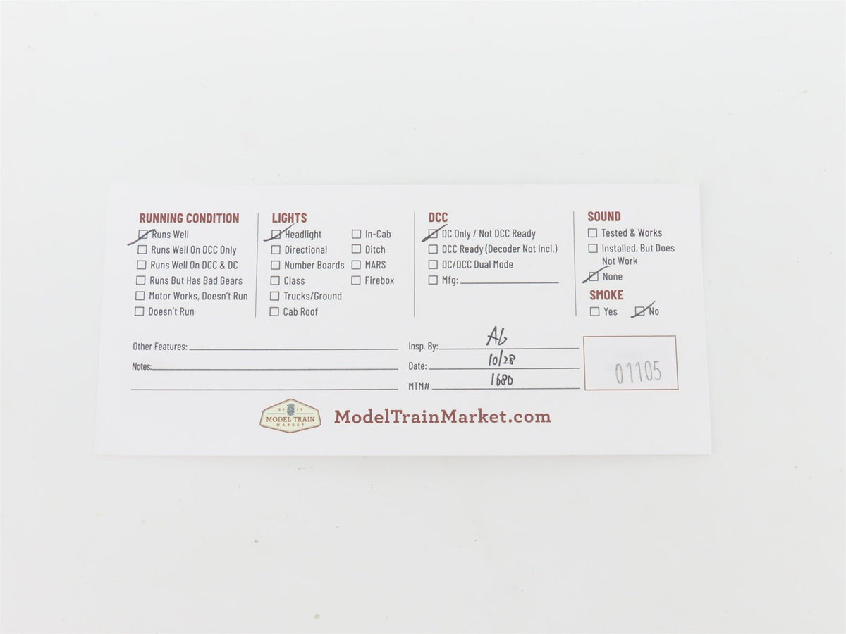 HO Scale Model Power 2163 PRR Pennsylvania Metal F7A Diesel Locomotive #9786