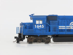 HO Scale Walthers Trainline 931-366 CR Conrail GP15 Diesel Loco #1645 Weathered