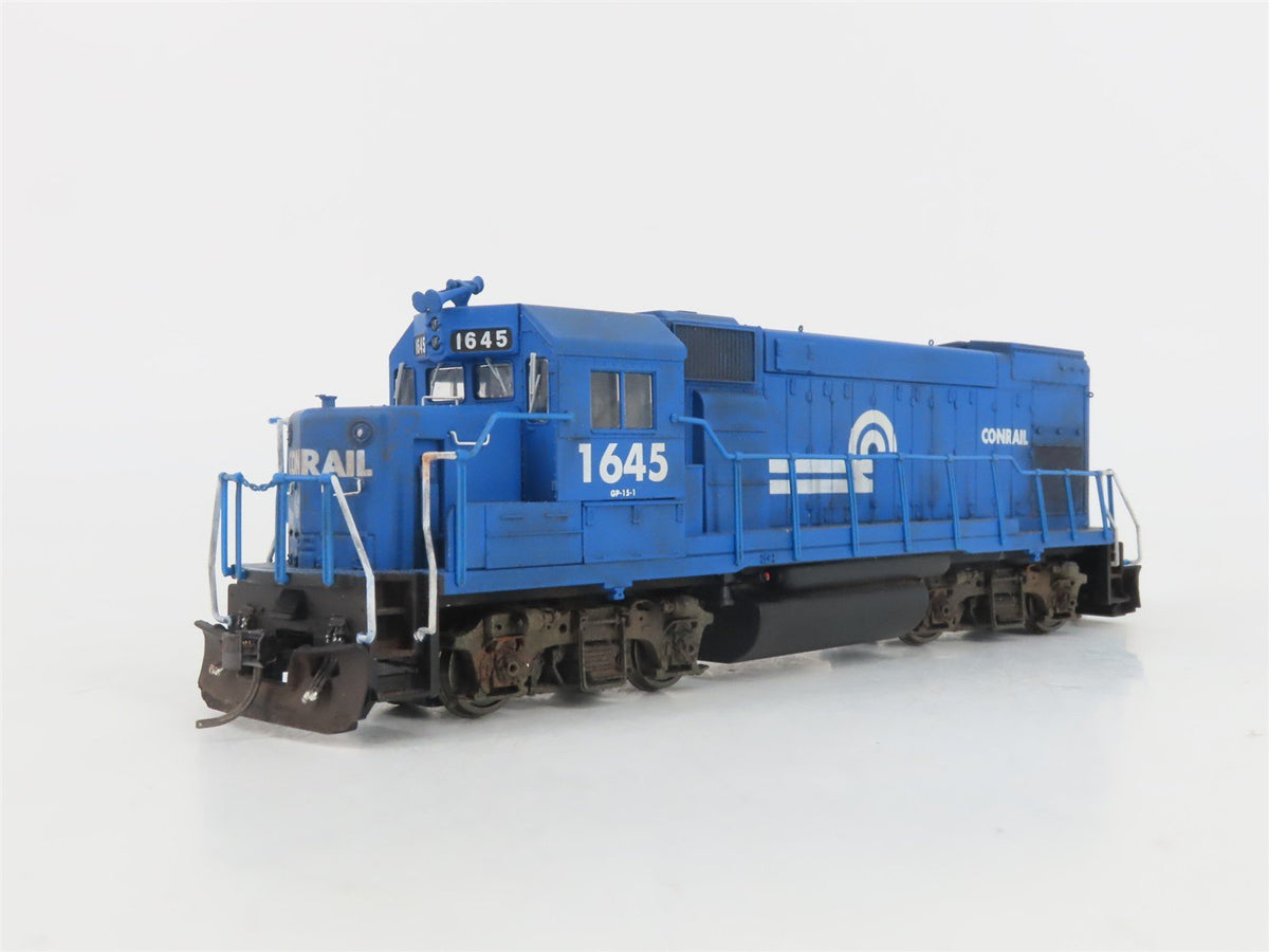 HO Scale Walthers Trainline 931-366 CR Conrail GP15 Diesel Loco #1645 Weathered