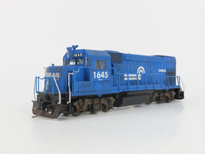 HO Scale Walthers Trainline 931-366 CR Conrail GP15 Diesel Loco #1645 Weathered