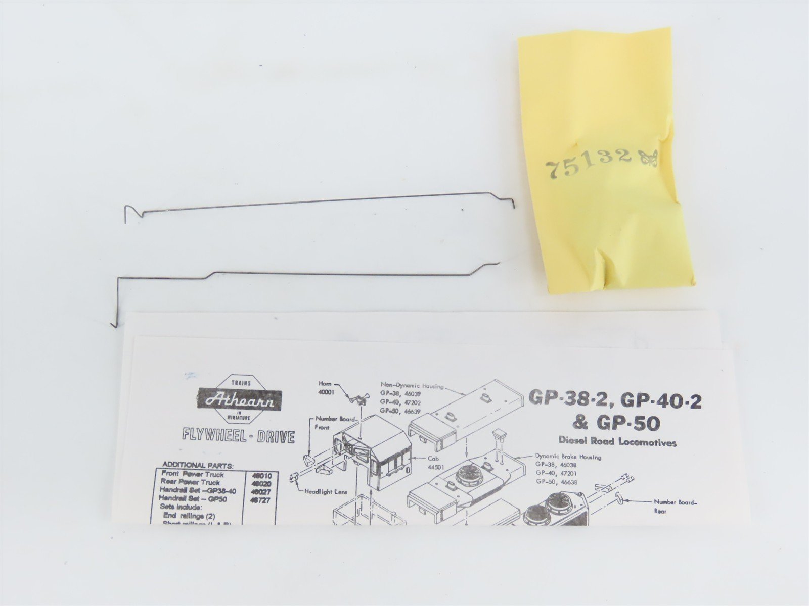 HO Scale Athearn ARR Alaska GP40 Diesel Locomotive #3014 UNPOWERED