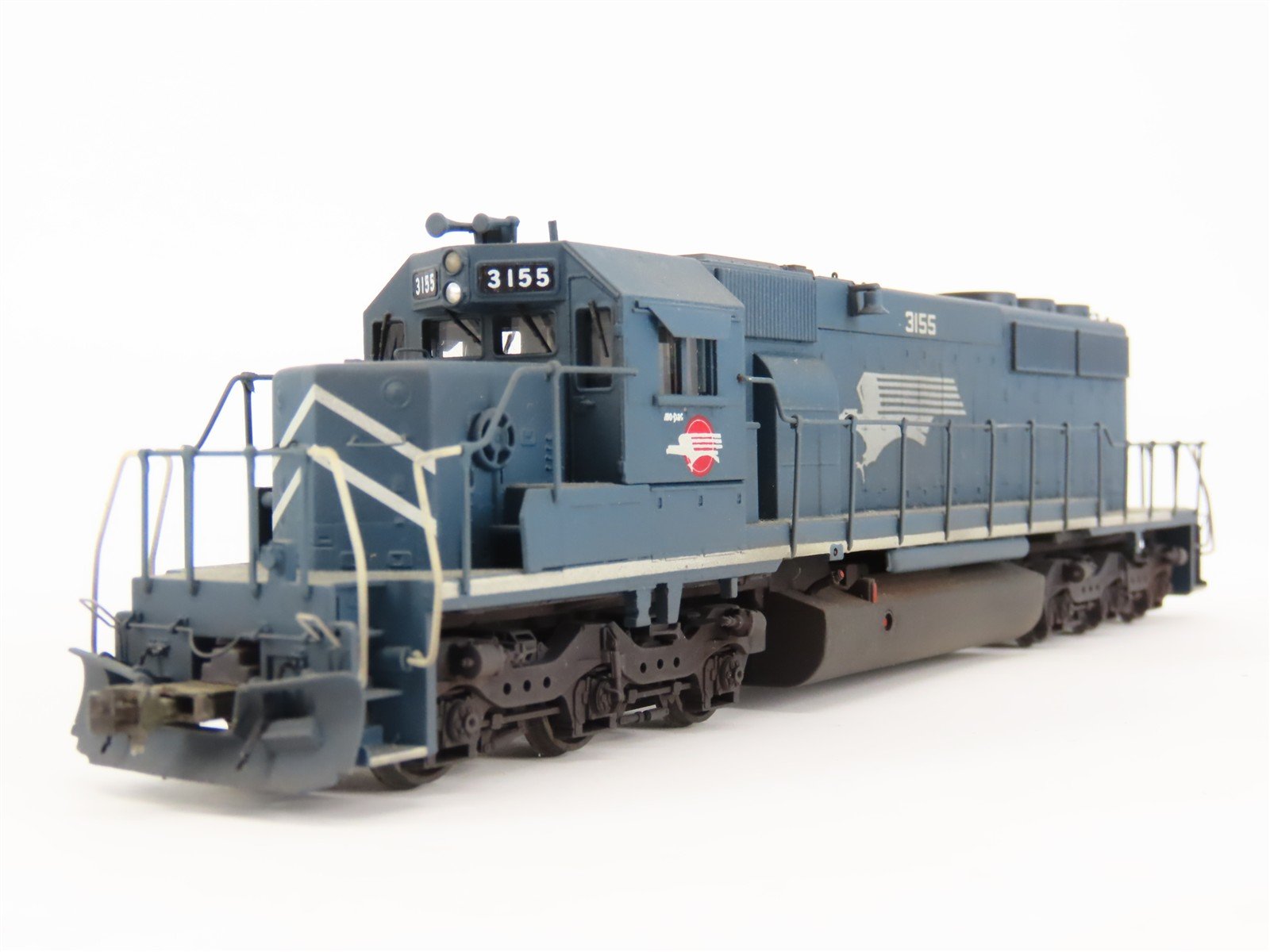 HO Scale Athearn/Eastern Railway MP Railway SD40 Diesel #3155 CUSTOM/UNPOWERED