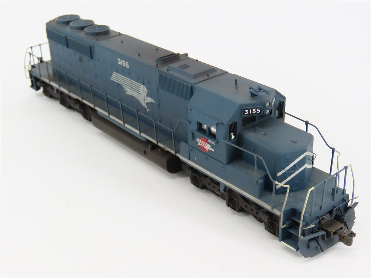 HO Scale Athearn/Eastern Railway MP Railway SD40 Diesel #3155 CUSTOM/UNPOWERED