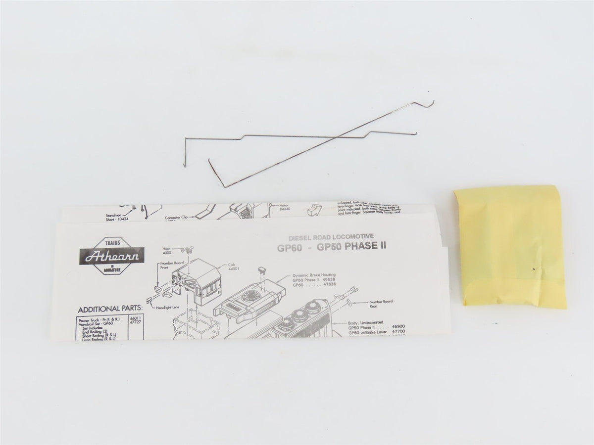 HO Scale Athearn 4772 NS Norfolk Southern GP60 Diesel Loco #7102 UNPOWERED