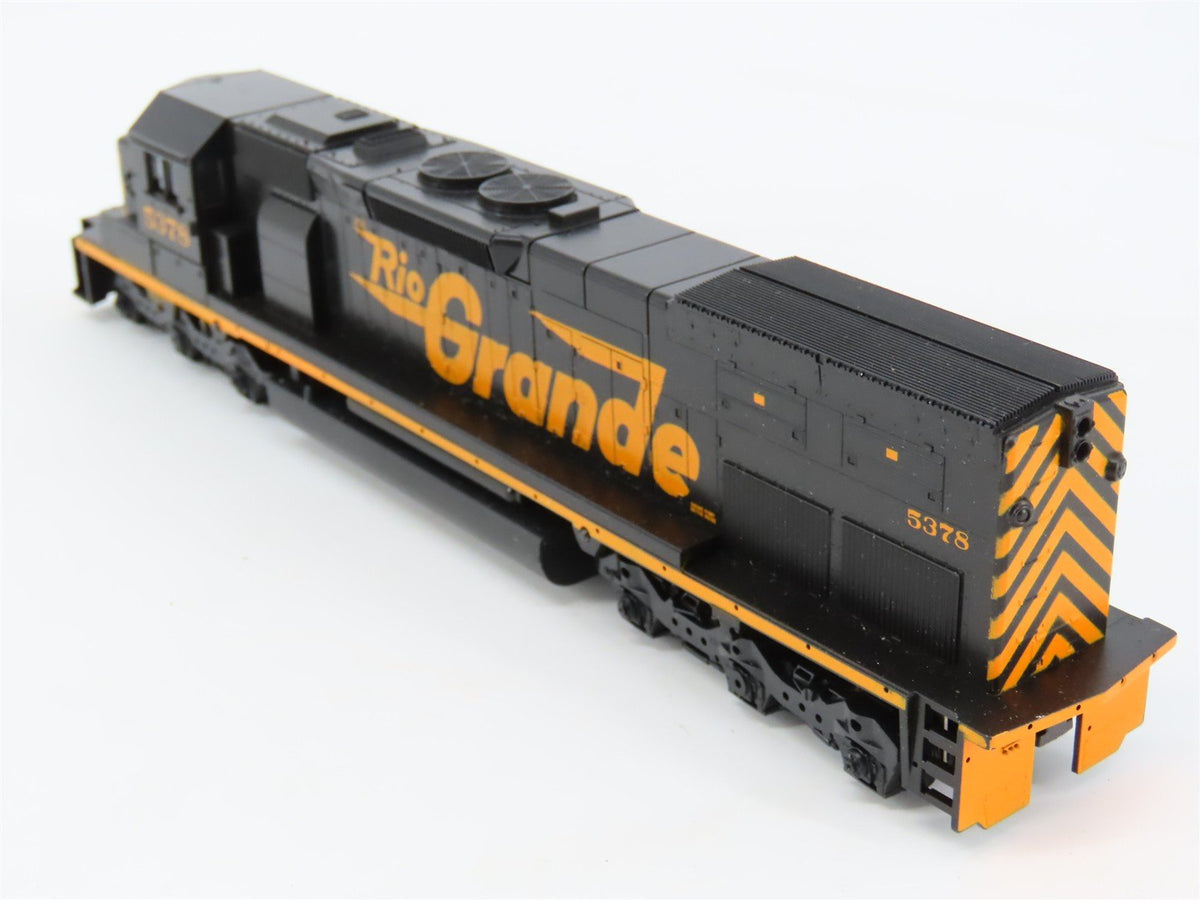 HO Scale Athearn 4553 DRGW Rio Grande SD40T-2 Diesel Locomotive #5378 UNPOWERED