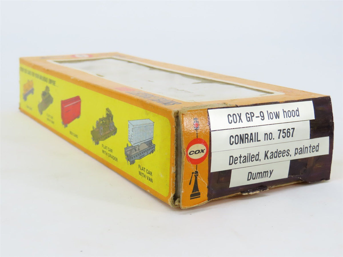 HO Scale COX CR Conrail GP9 Low Hood Diesel Locomotive #7567 Unpowered/CUSTOM