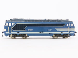 HO Scale SNCF French National Class BB Diesel Locomotive #67001