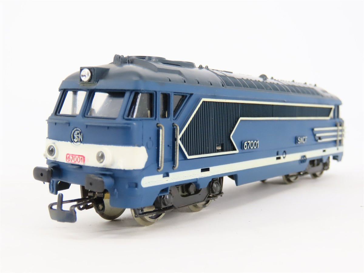 HO Scale SNCF French National Class BB Diesel Locomotive #67001